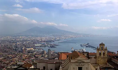 Panorama del Golfo di  Napoli