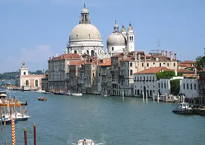 Salute's domes from Accademia bridge, Venice