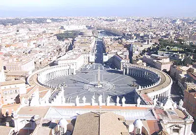 View of Rome from St. Peter's Dome
